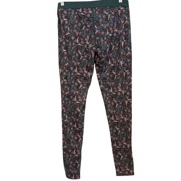 Kari Traa Women's Fryd Baselayer Bottoms Thermal Pants Murk Pattern Large - Picture 2 of 10